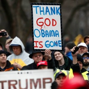 Trump supporters gathered in Washington for inauguration