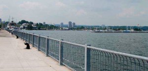 Hamilton's waterfront area