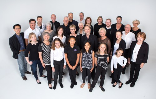Some members of the Chorus Niagara 'family'. Robert Nowell photograph