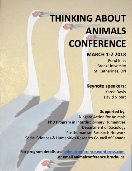 You Are Invited to ‘The Thinking About Animals Conference – Thursday ...